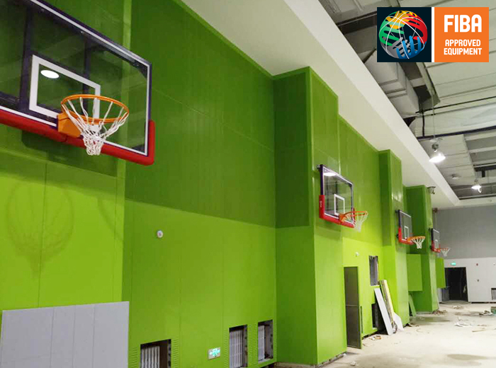 墙面壁挂固定篮球架