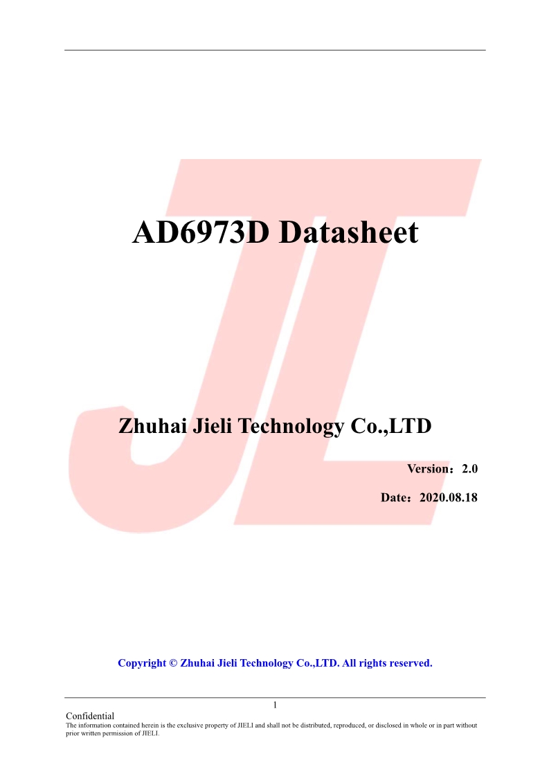 AD6973D Datasheet2.0-深圳市科普豪电子科技有限公司