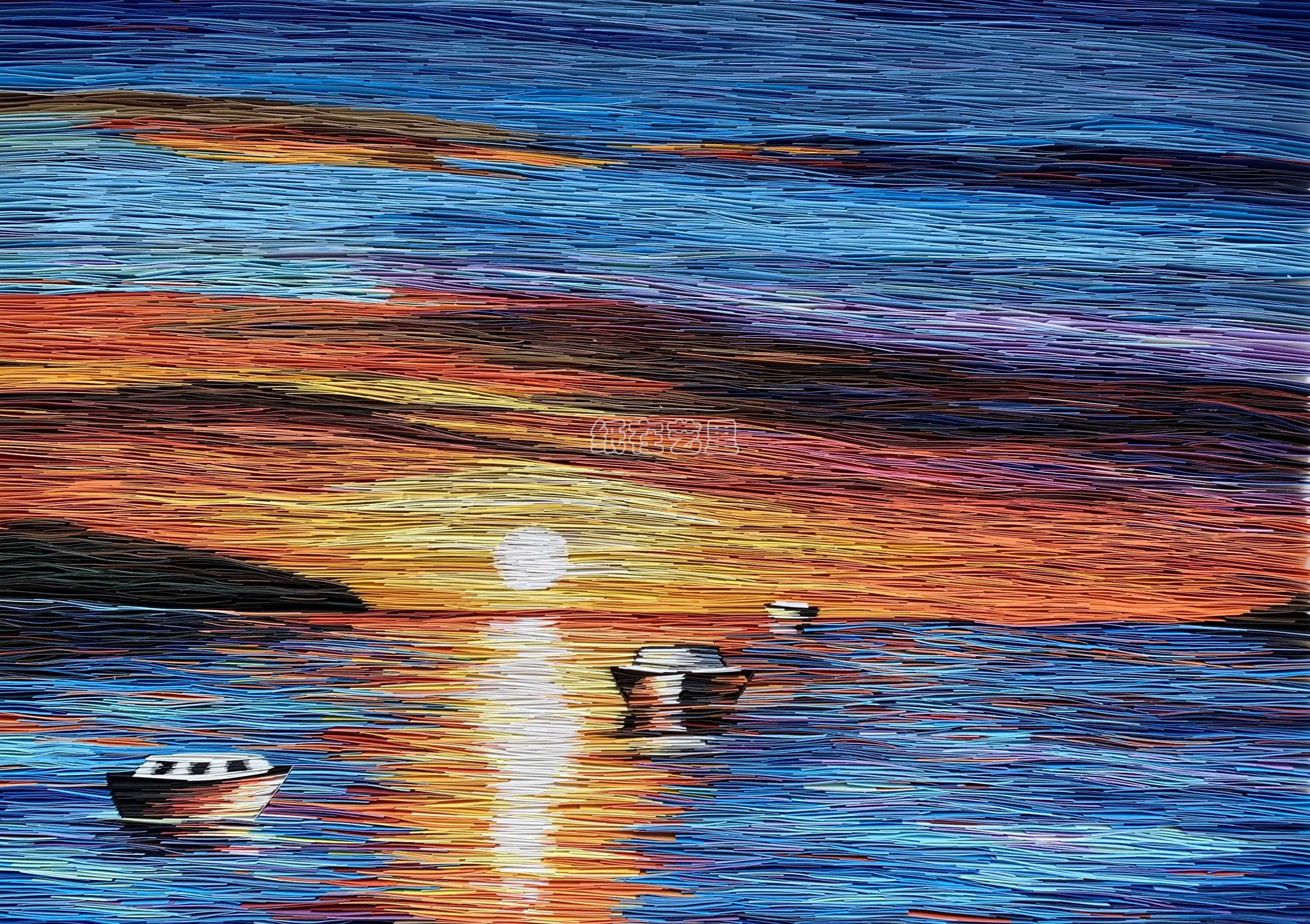 风景系列-昆明纸在艺里_衍纸艺术_衍纸作品制作_云南纸在艺里文化艺术