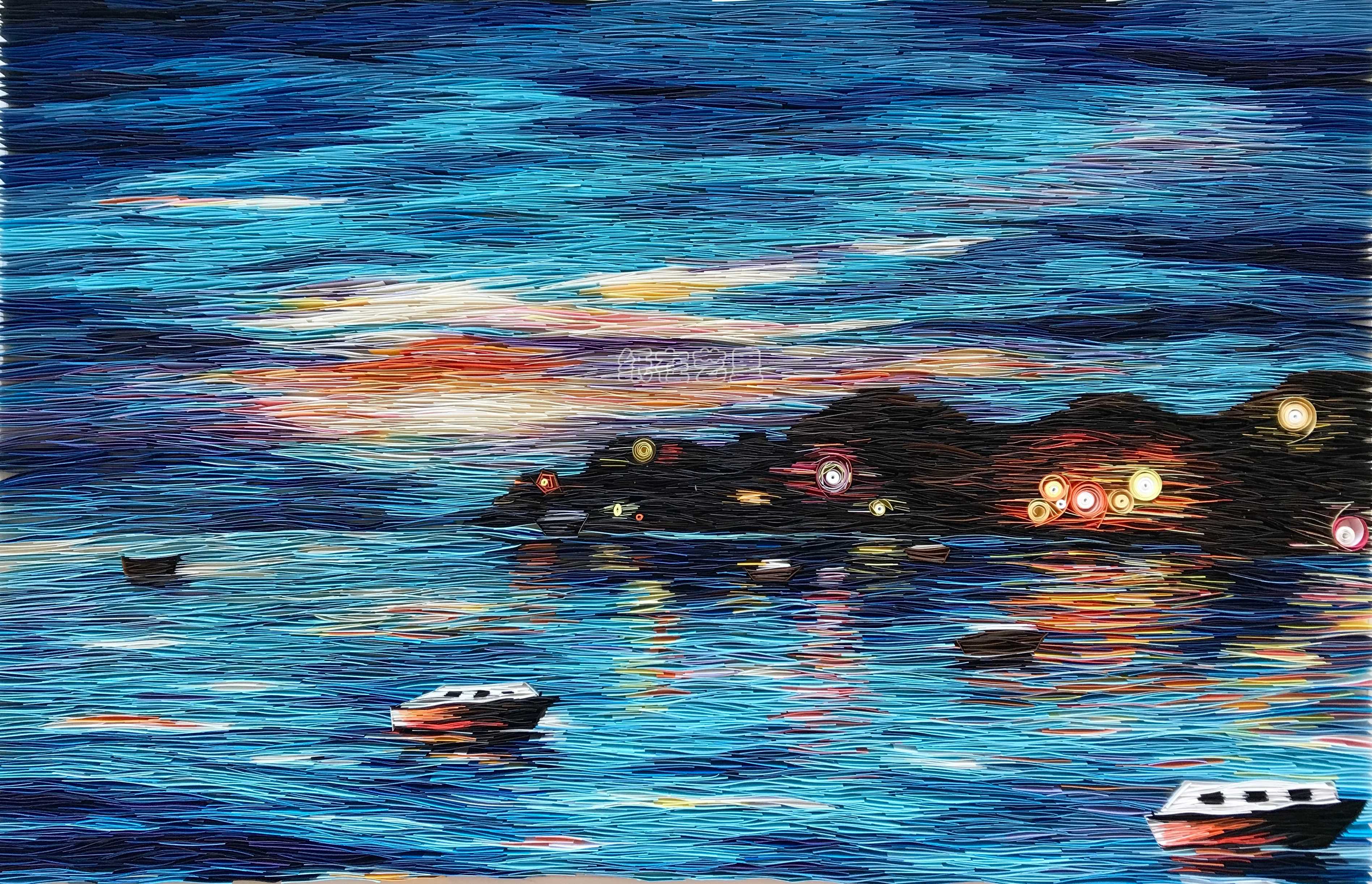 风景系列-昆明纸在艺里_衍纸艺术_衍纸作品制作_云南纸在艺里文化艺术