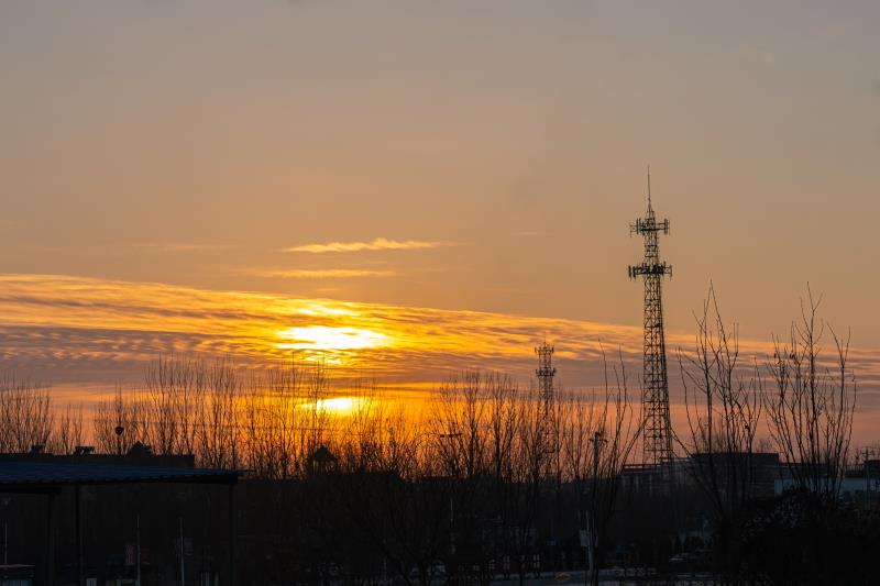 冬日夕阳 摄影：杜来辉