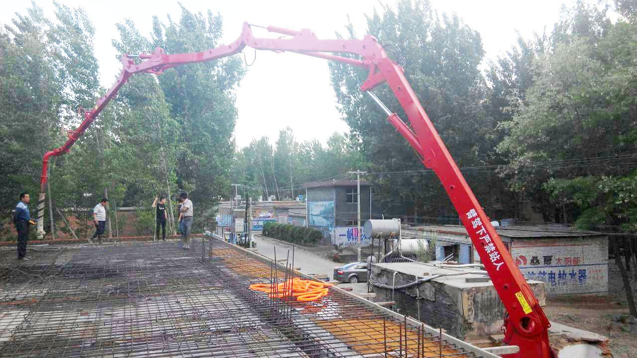 永利科工38米泵车云南施工