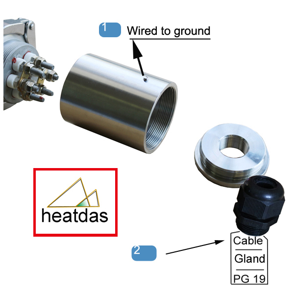 Item30.9cm 2" triclamp 240 volt 3500 watt superULWD stainless steel