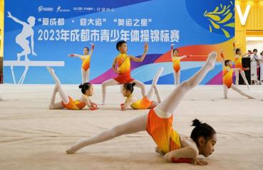 成都市青少年体操锦标赛一等奖