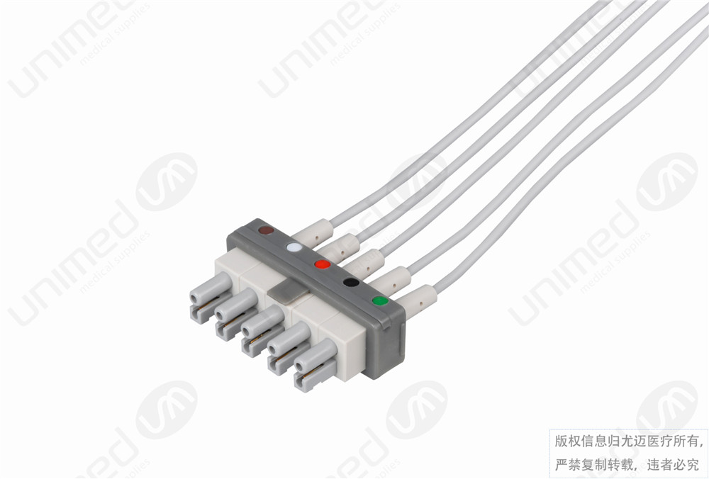 尤迈医疗心电导联线AAB5-90P-2