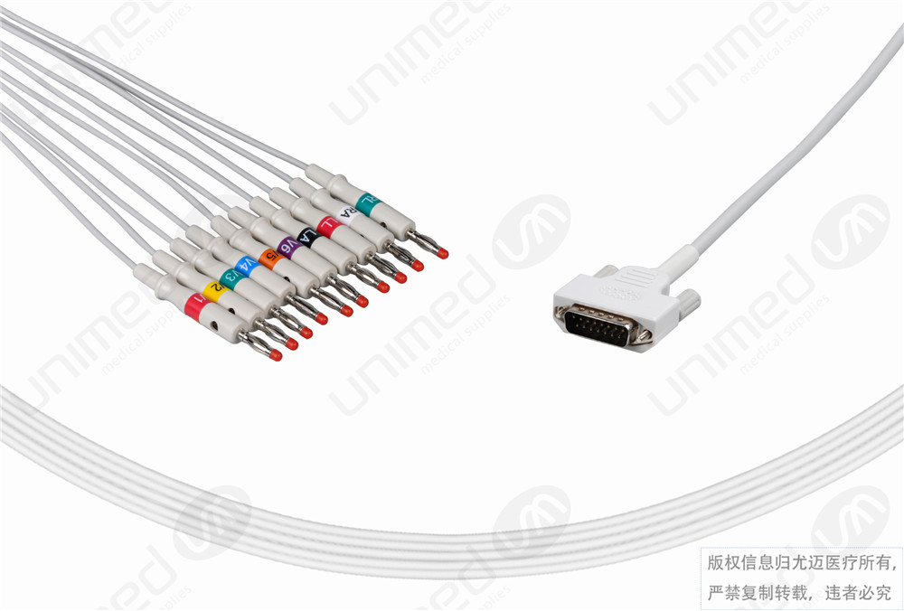 尤迈医疗心电图机电缆-E10R-ED-
