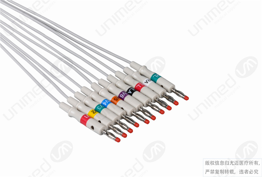 尤迈医疗心电图机电缆-E10R-ED-