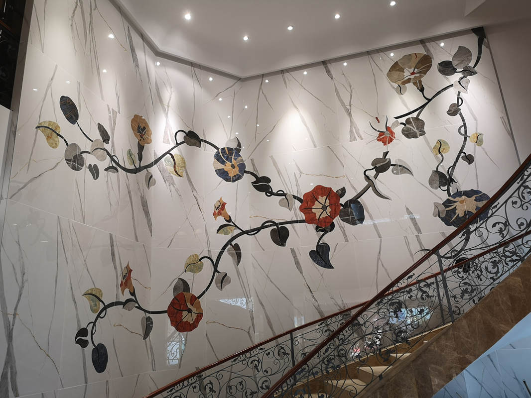 广西南宁大板瓷砖_岩板加工_水刀拼花_工程砖定制 - 东昱建材