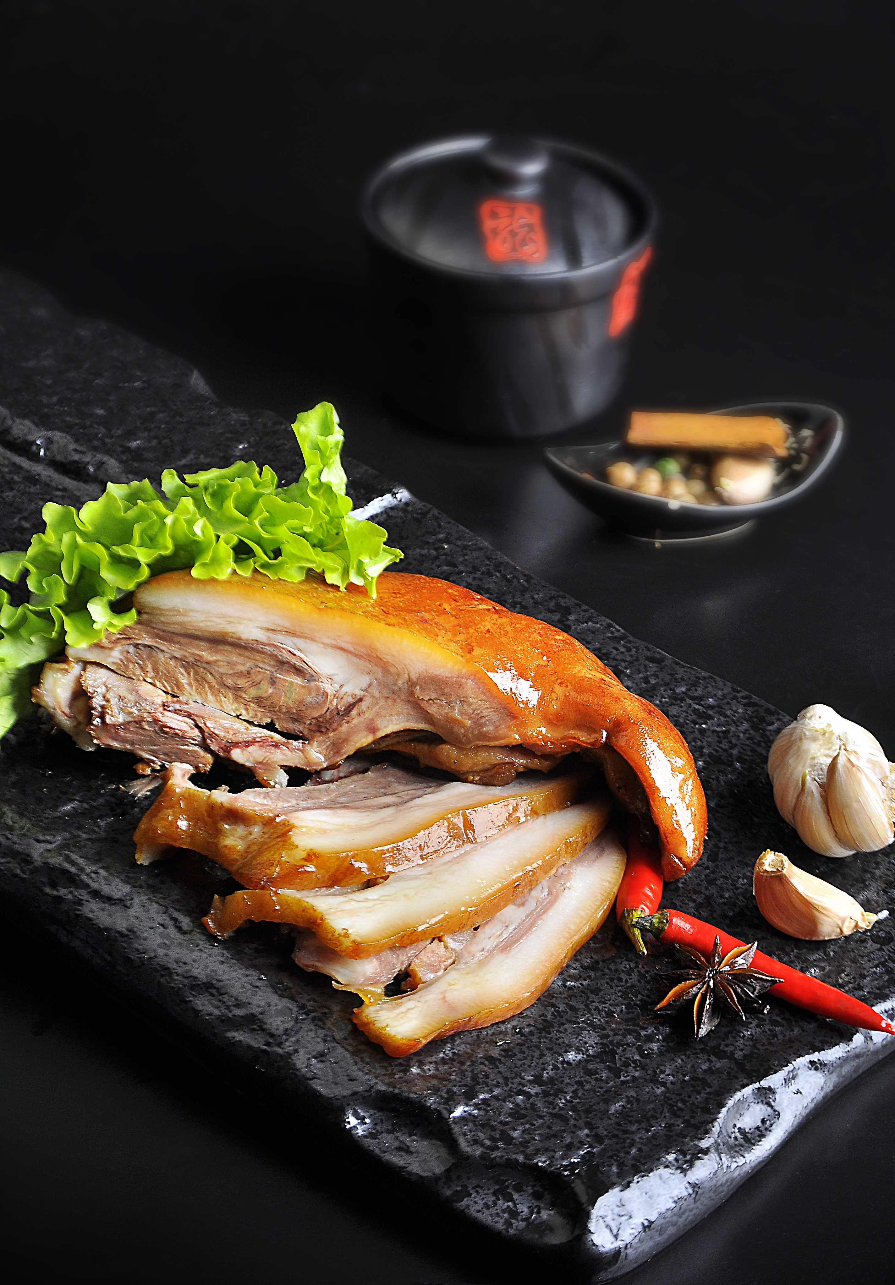 美食―熟食猪头肉高清摄影大图-千库网
