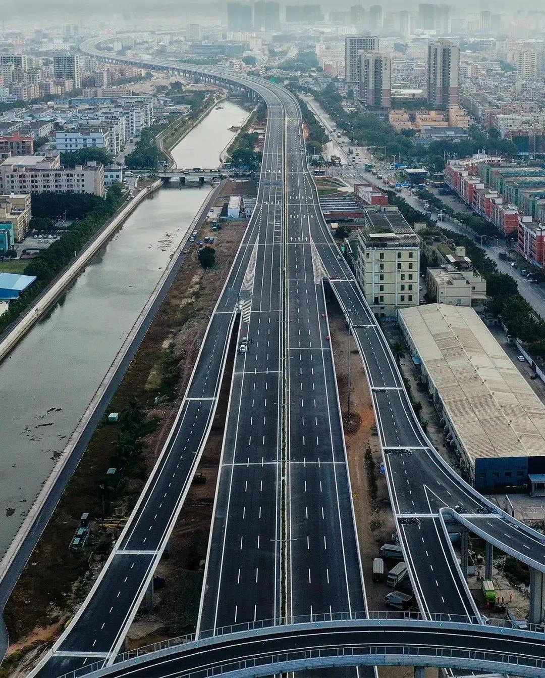 为海助力∣深圳外环高速公路一期工程建成通车