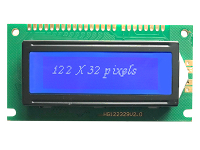 图形液晶，122x32，中文字库图形液晶模块-HG122329