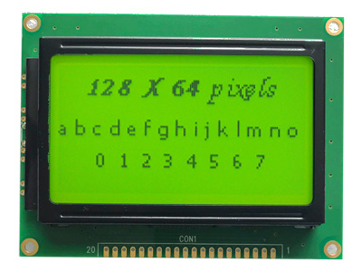 low-power，128x64，Chinese-FontGraphic-LCD-Module-HG1286412