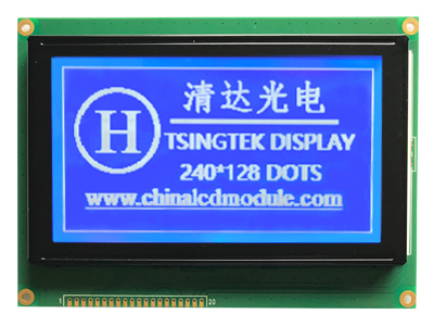 multi-font-lcd，240x128，Chinese-Font-Graphic-LCD-Module-HG24012812
