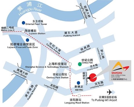 如何到达上海新国际展览中心?