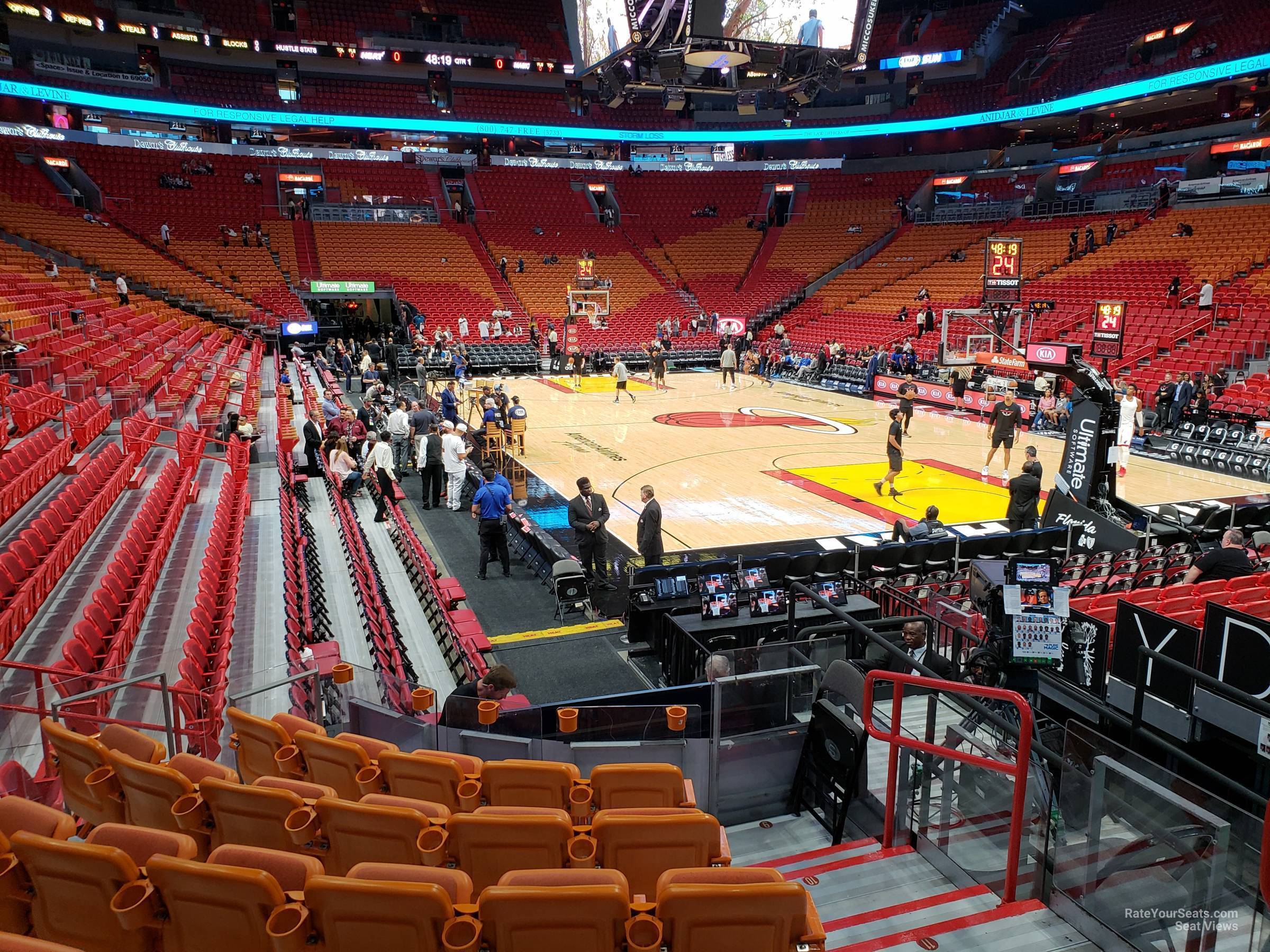 AmericanAirlines-Arena-Basketball-Section-114-Row-15_on_10-8-2018_FL