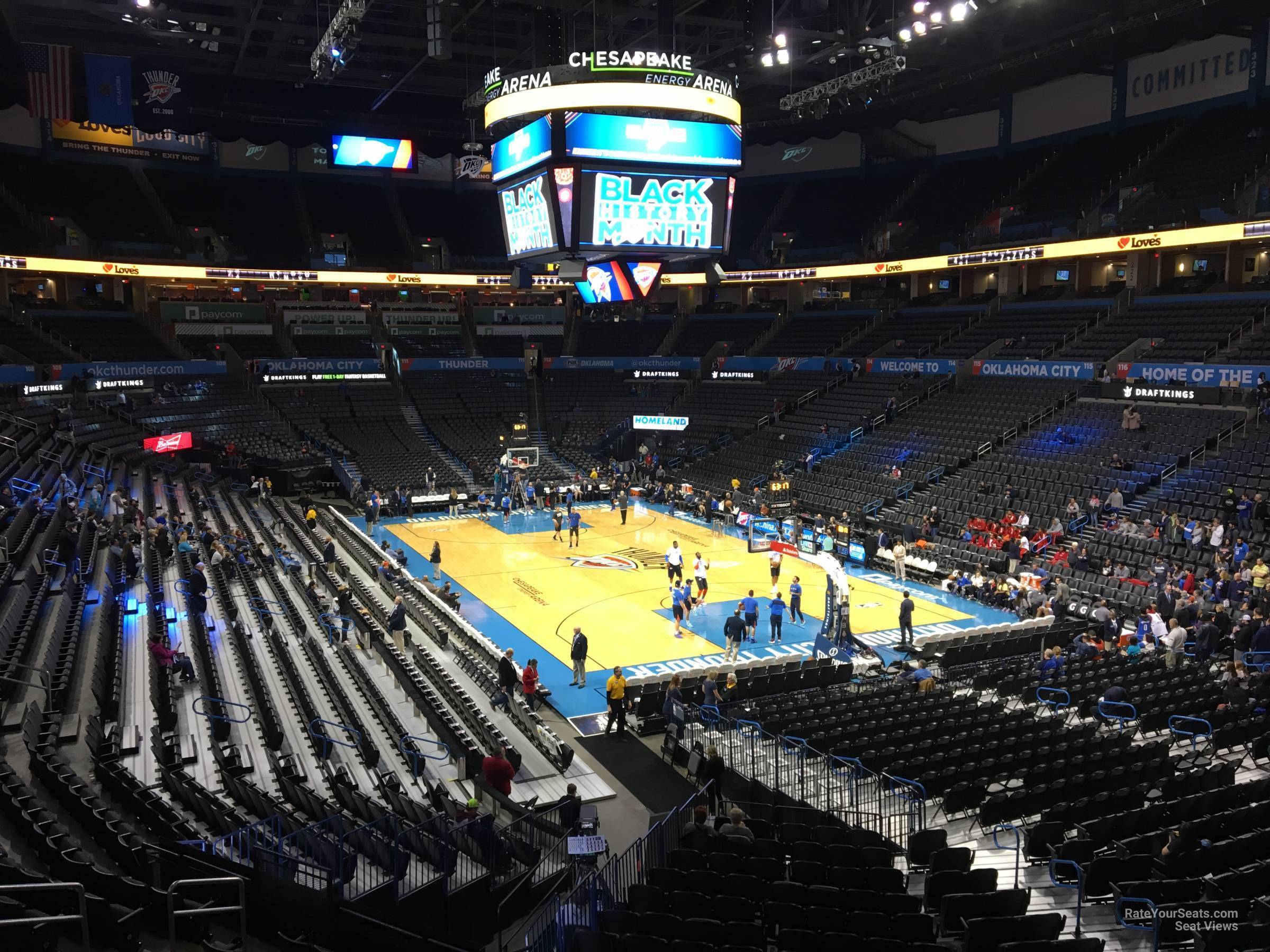 Chesapeake-Energy-Arena-Basketball-Section-202-Row-A_on_2-5-2019_FL