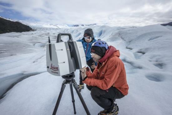 三维扫描技术用在冰川探险项目