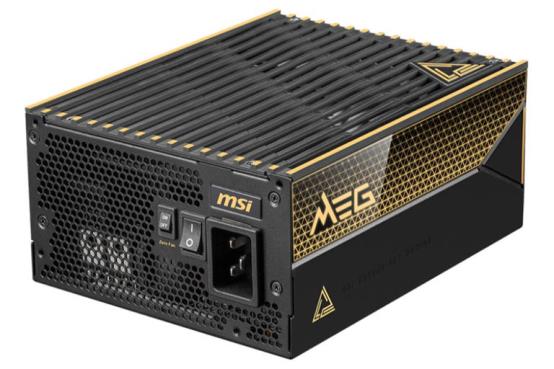 微星 MEG Ai1600T PCIE5 钛金电源即将开售：3999 元，终身质保