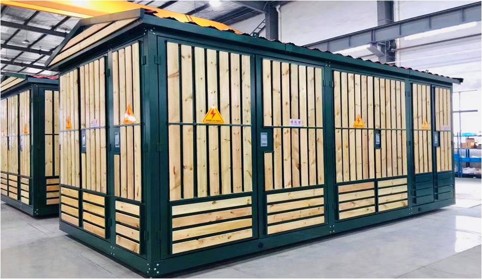 箱变外壳壳体_预装式变电站_景观箱变欧式金属不锈钢