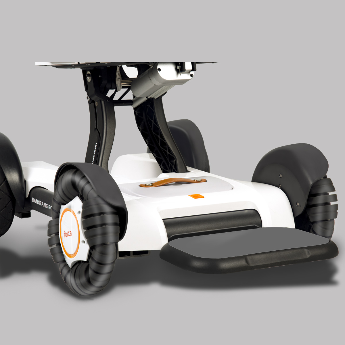 370mm座椅高度:1005mm宽度:590mm长度:930mm前轮:10寸全向轮后轮:10寸