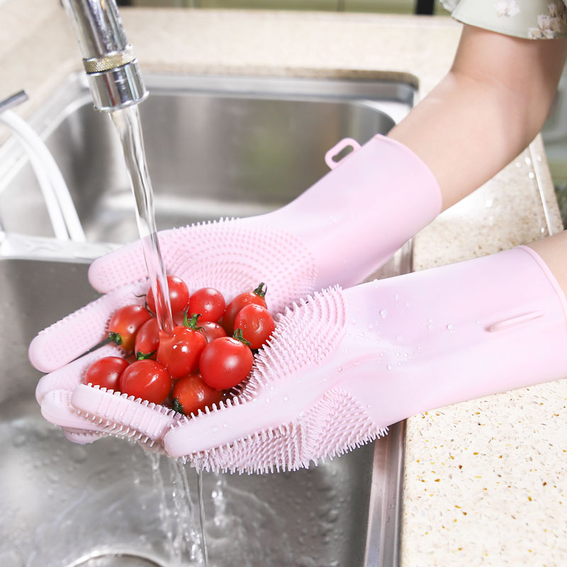 科安硅胶一款可以洗水果的科安硅胶手套刷