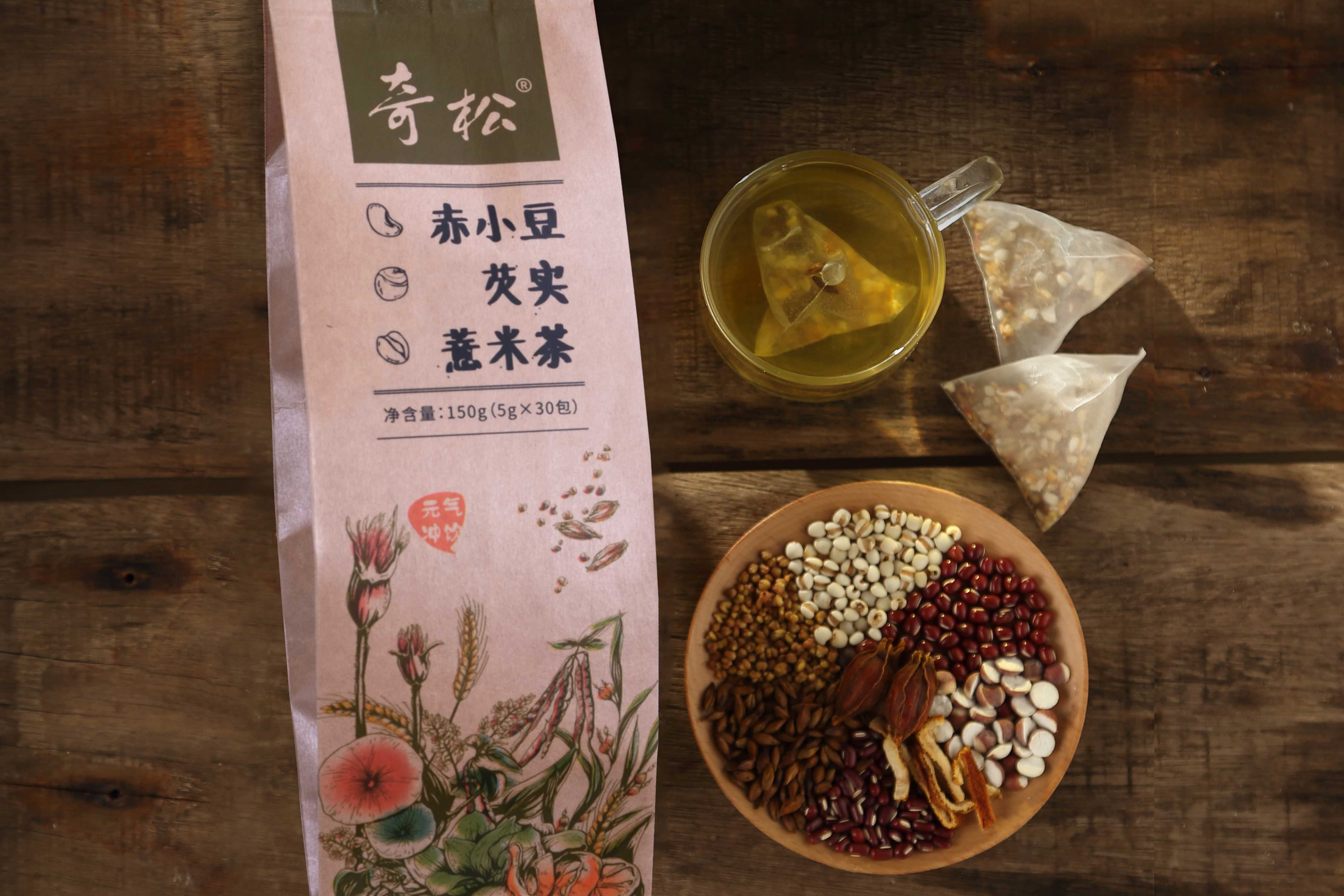 红豆薏米茶-薏米茶