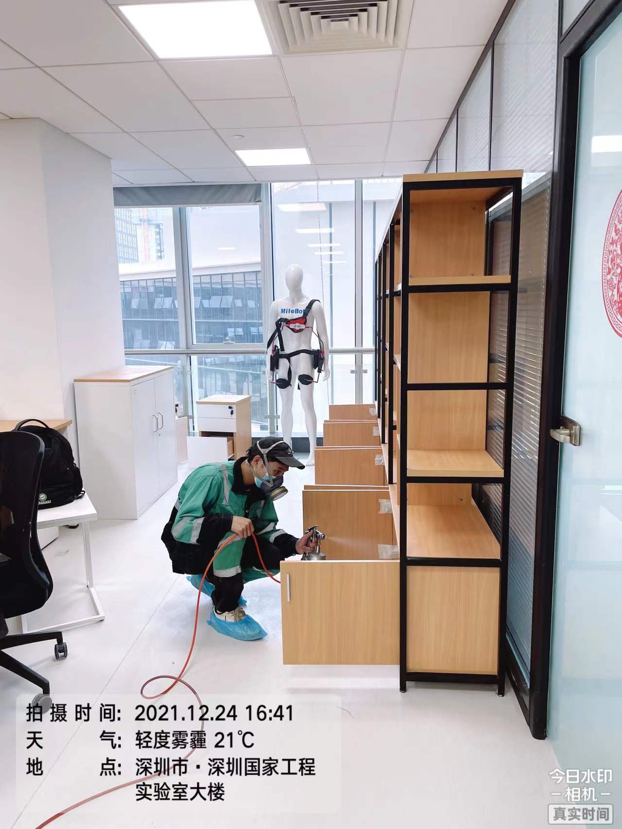 深圳南山区迈步机器人有限公司施工现场有码-8c9425667b31fb9f7c9cf690ed33840