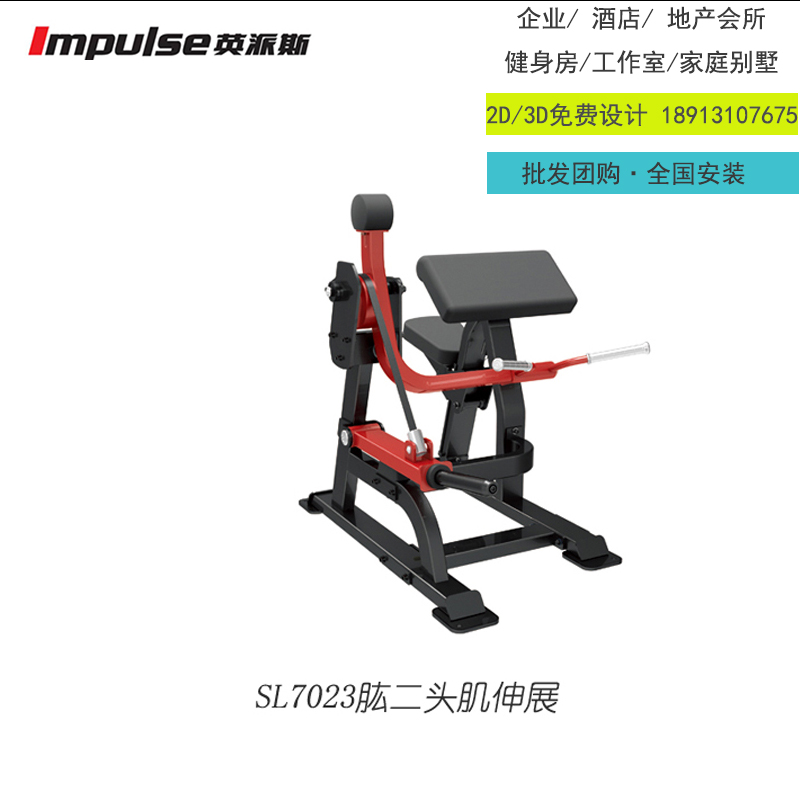 SL7023肱二头肌伸展英派斯商用健身器材自由力量挂片系列吴江英派斯