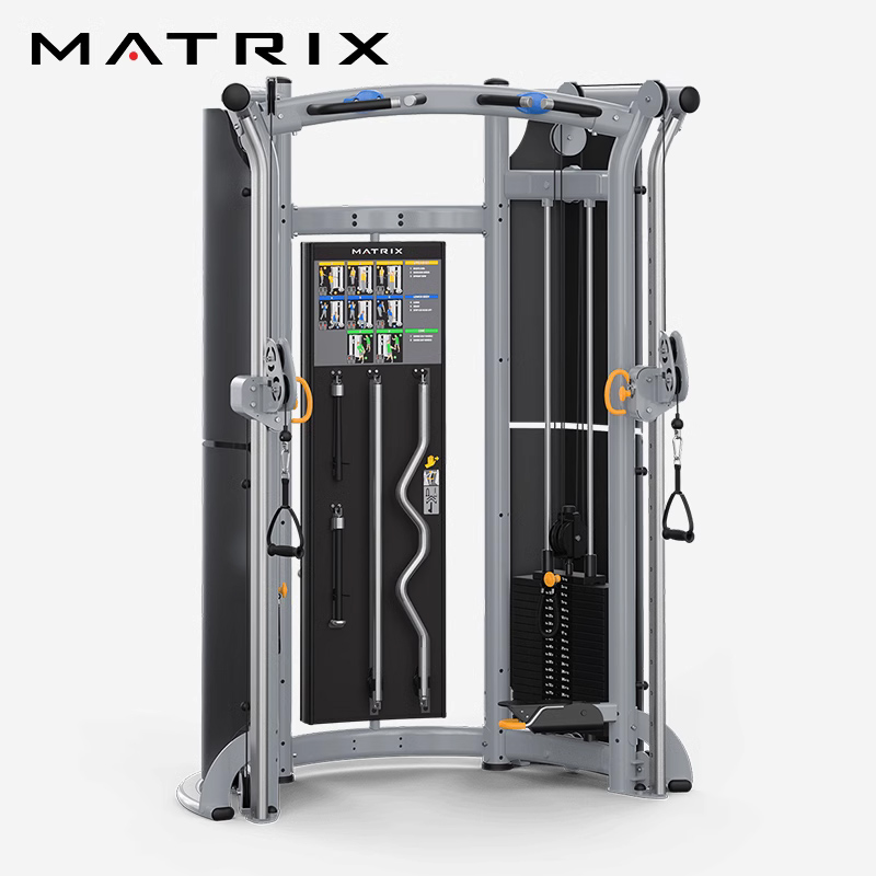 乔山matrix小飞鸟训练器小龙门架绳索双拉机MSFT300进口健身器材