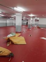 活动室安装完PVC运动地板后的效果图二