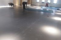大会议室铺装龙飞PVC地板进行中一_002