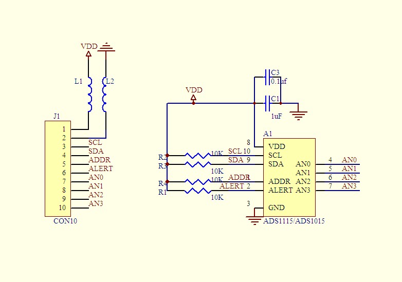 arduino uno驱动ads1115模数转换模块