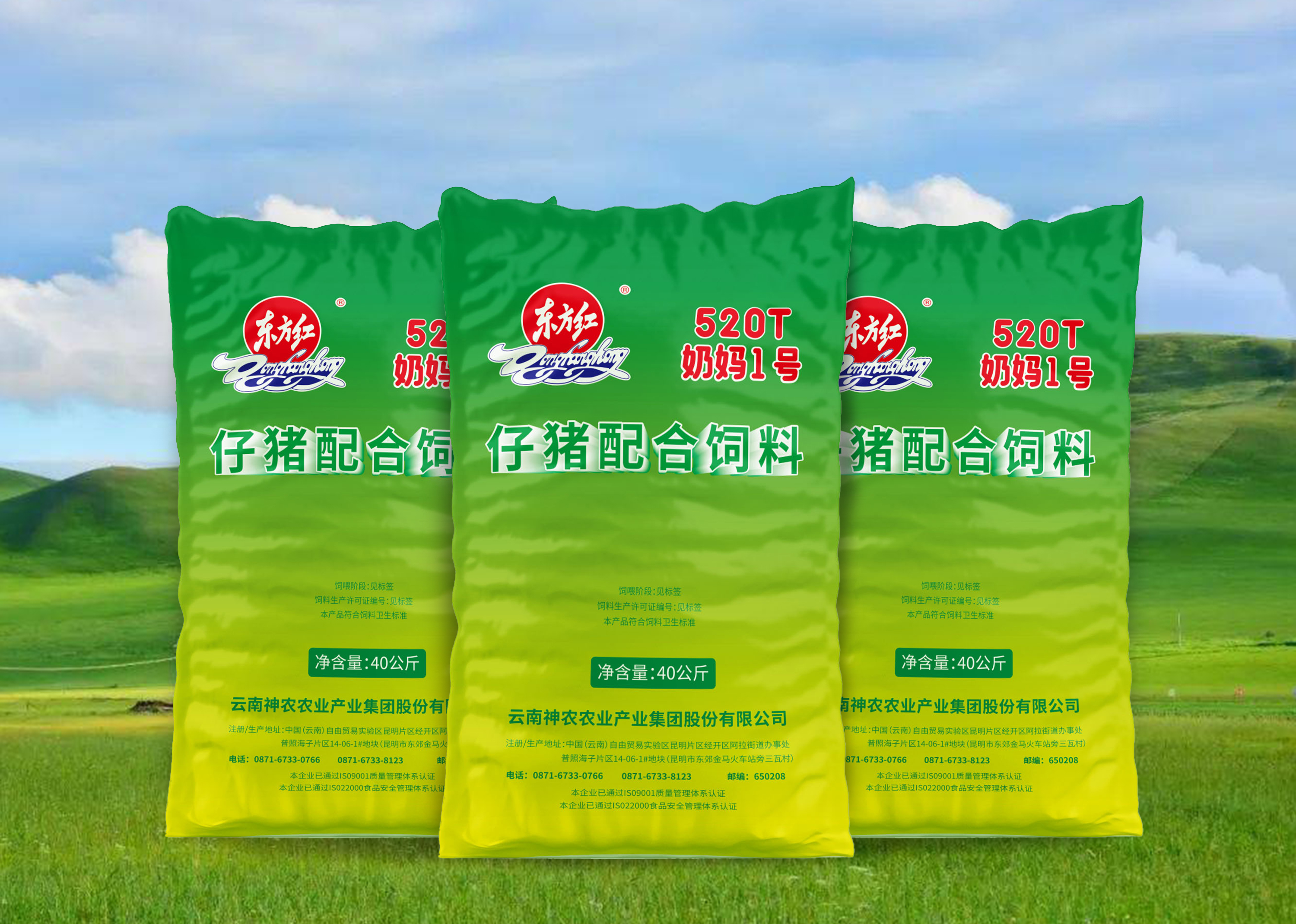 东方红-520T奶妈1号仔猪配合饲料