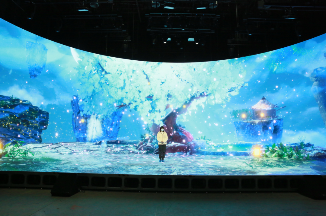 了xr虚拟演播室,星光远程制作中心,星光展厅并在之后进行了座谈交流