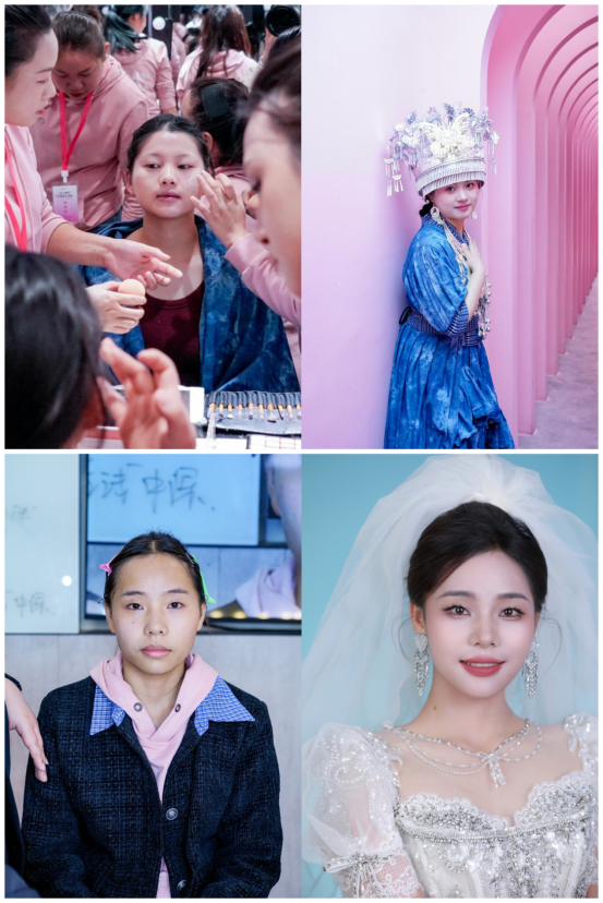 学员作品（妆前妆后对比）