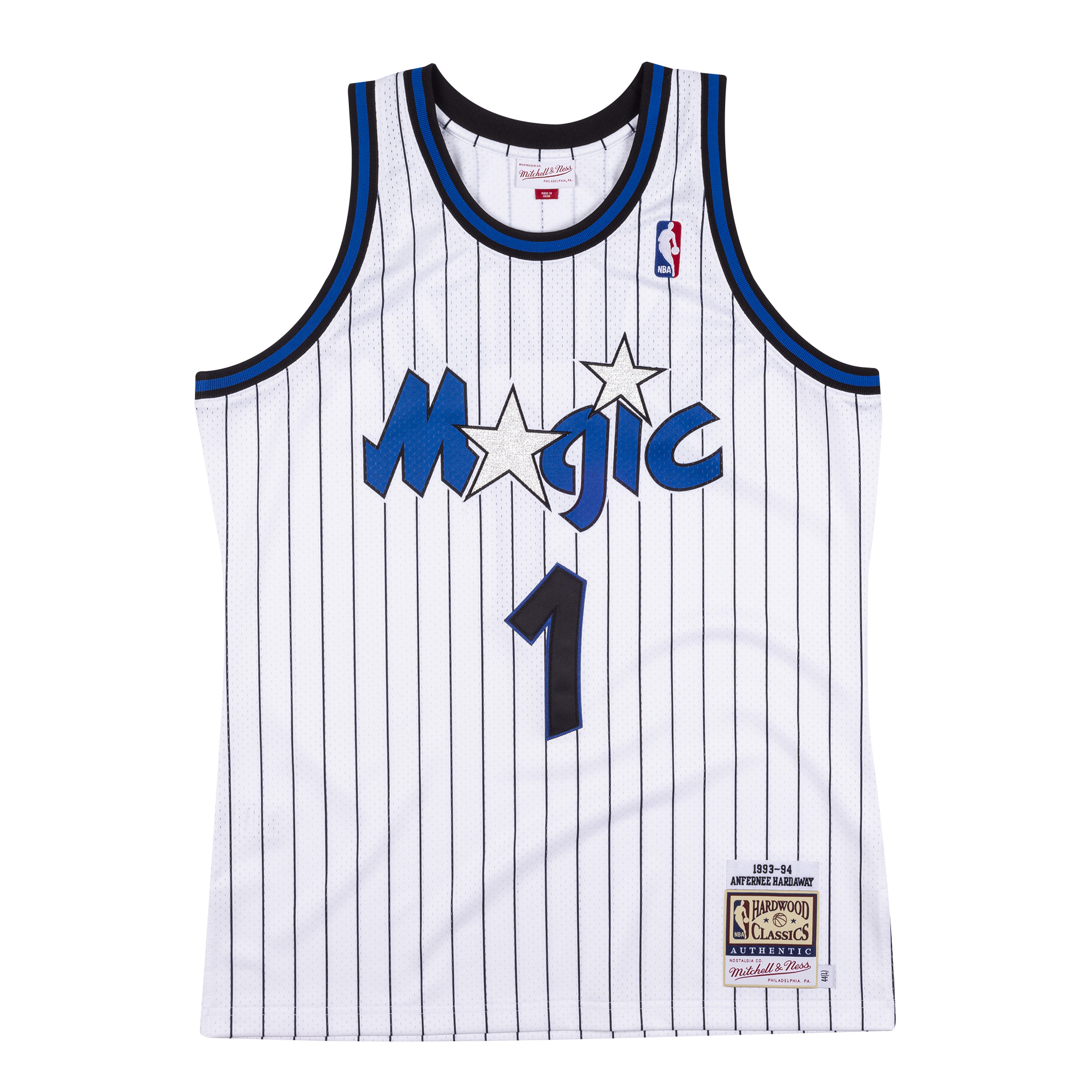 mitchell&ness 奥兰多魔术队93-94赛季哈达威白色主场复古球衣-企业