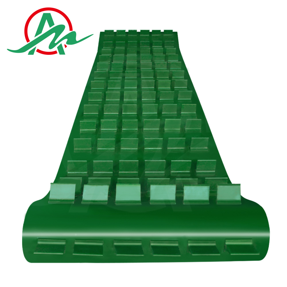 绿色PVC挡板输送带2