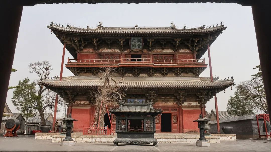 梁思成所绘中式古典建筑