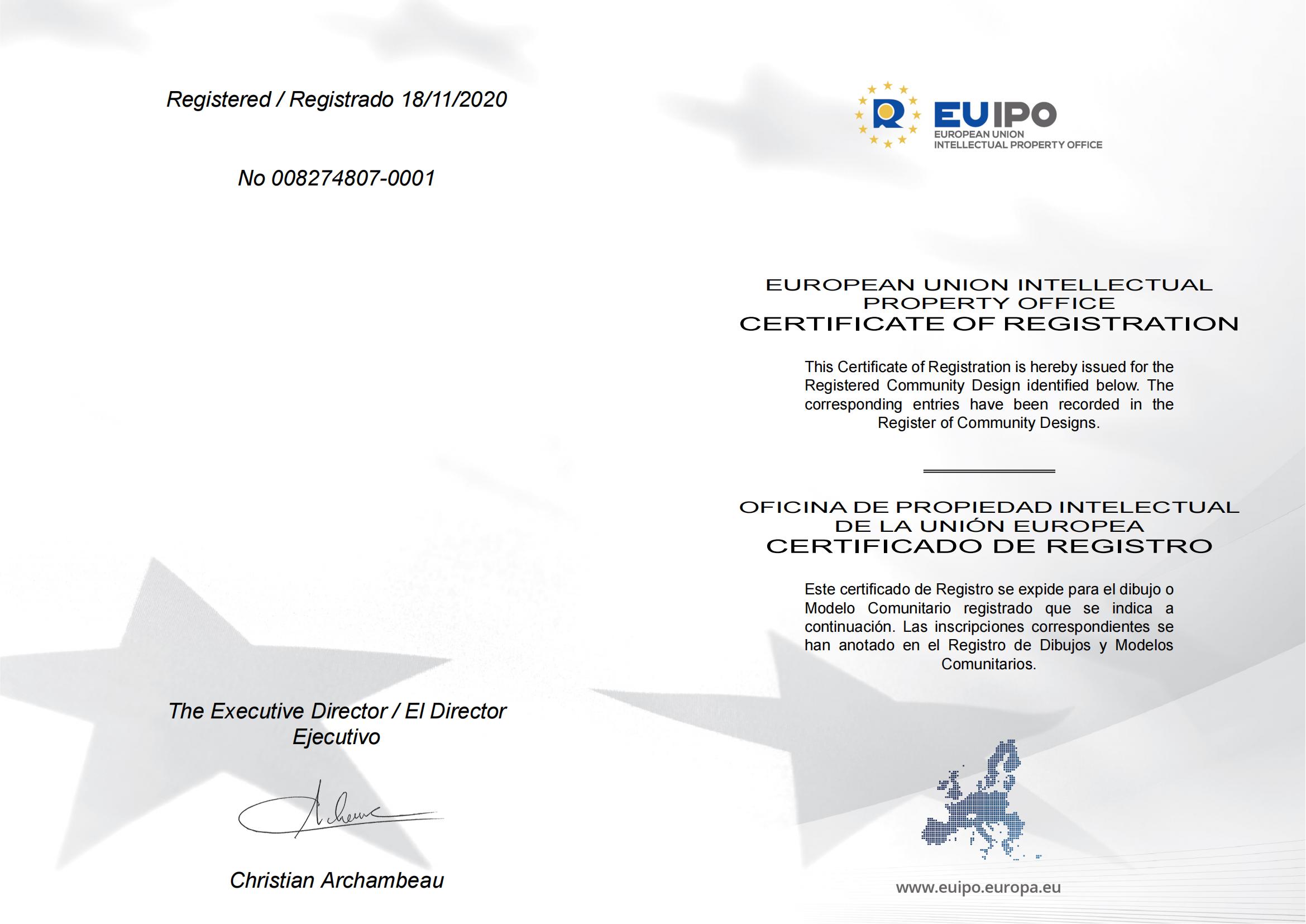 欧盟证书