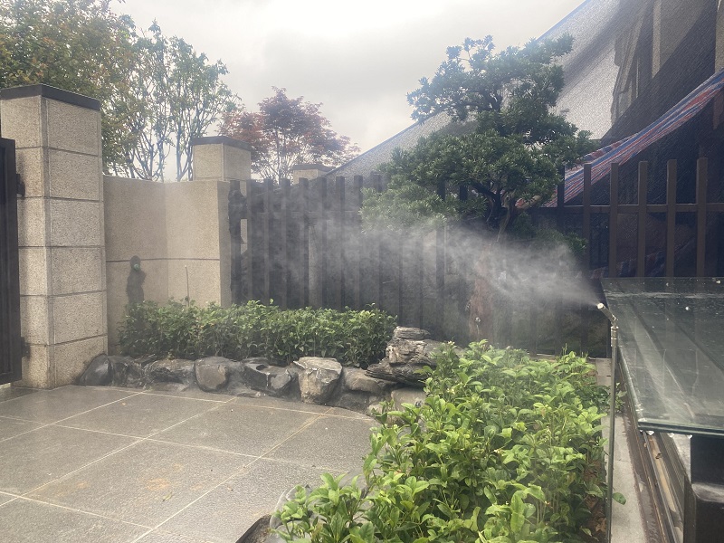 必撲花園驅蚊系統-廣西桂林別墅庭院驅蚊防蚊案例