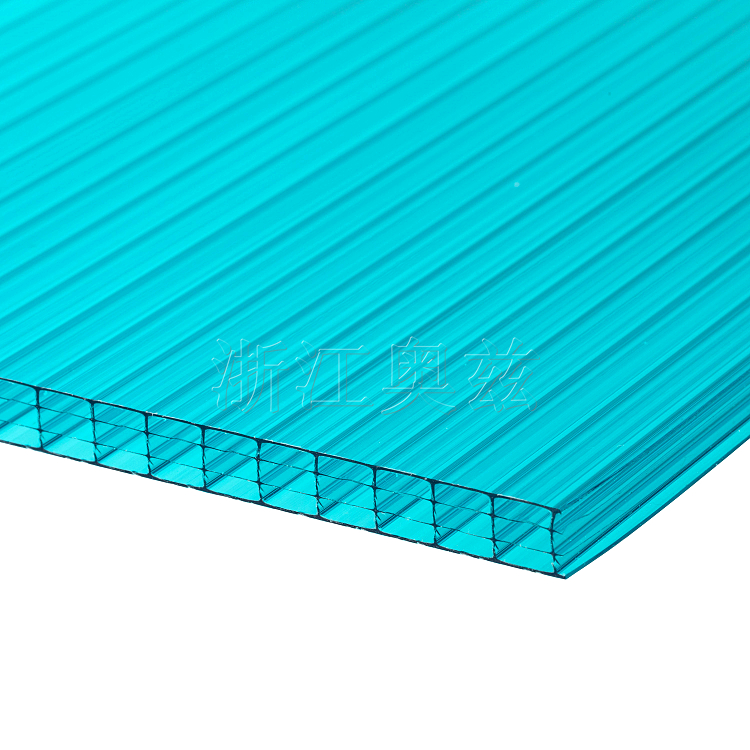 阳光板四层中空聚碳酸酯pc板卡布隆polycarbonatesheet7