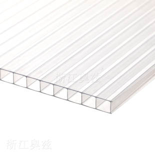 阳光板双层中空聚碳酸酯pc板卡布隆polycarbonatesheet10