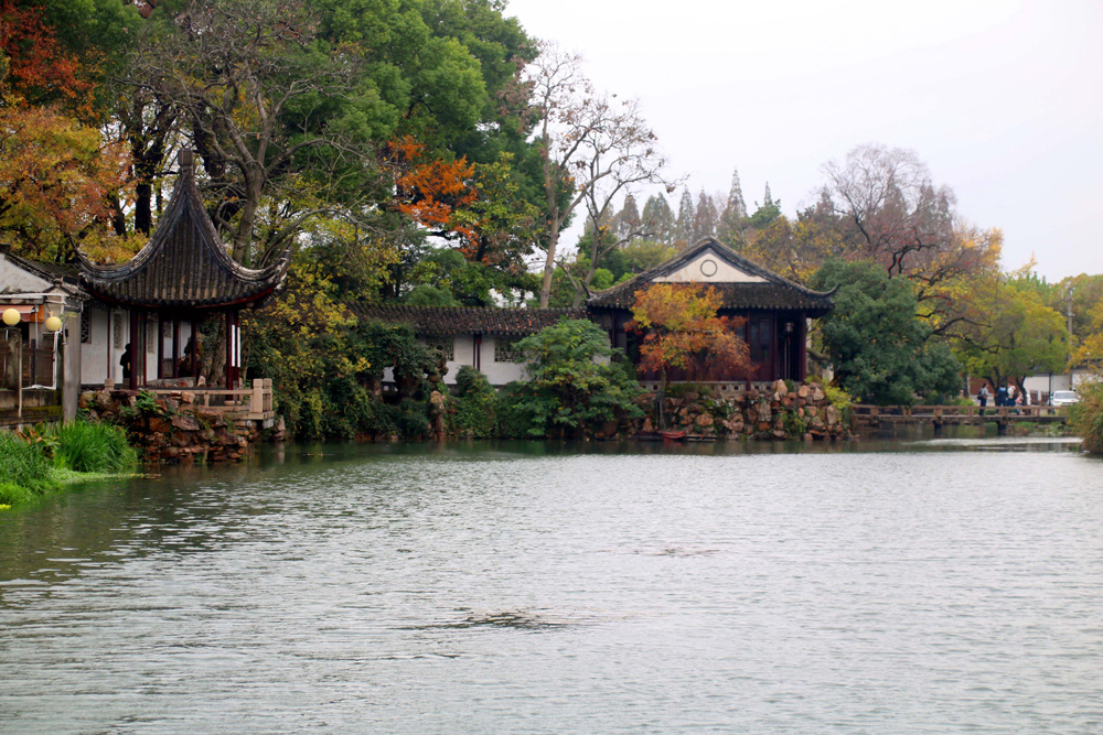 江苏苏州沧浪亭园林如画