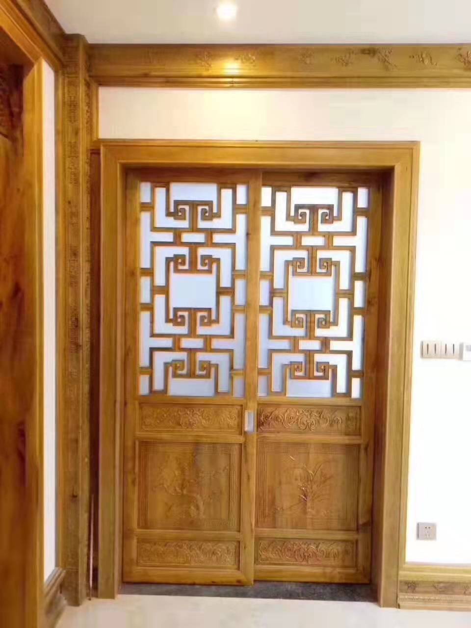 北京金丝楠木建筑房子 四合院子 别墅装修实物效果图