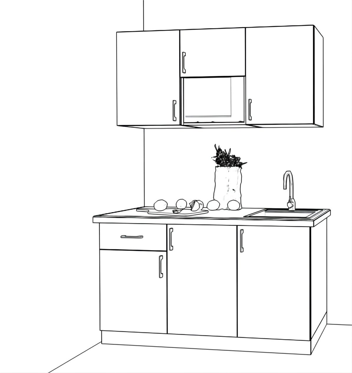 Modular kitchenette-New Dawn Cabinetry