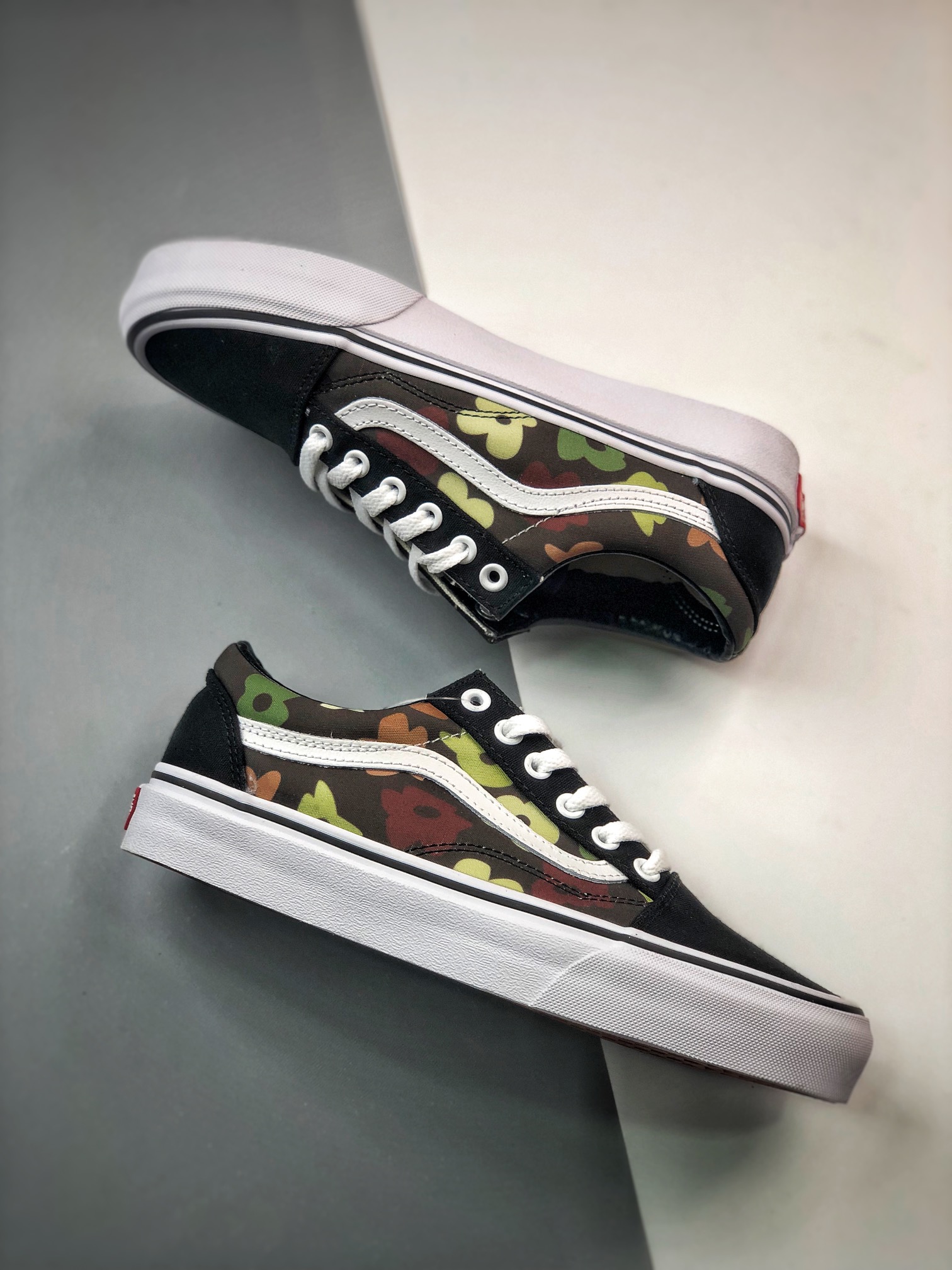 vans old skool 系列 小花印花 小红书热门款60-gdf档口-潮流干货