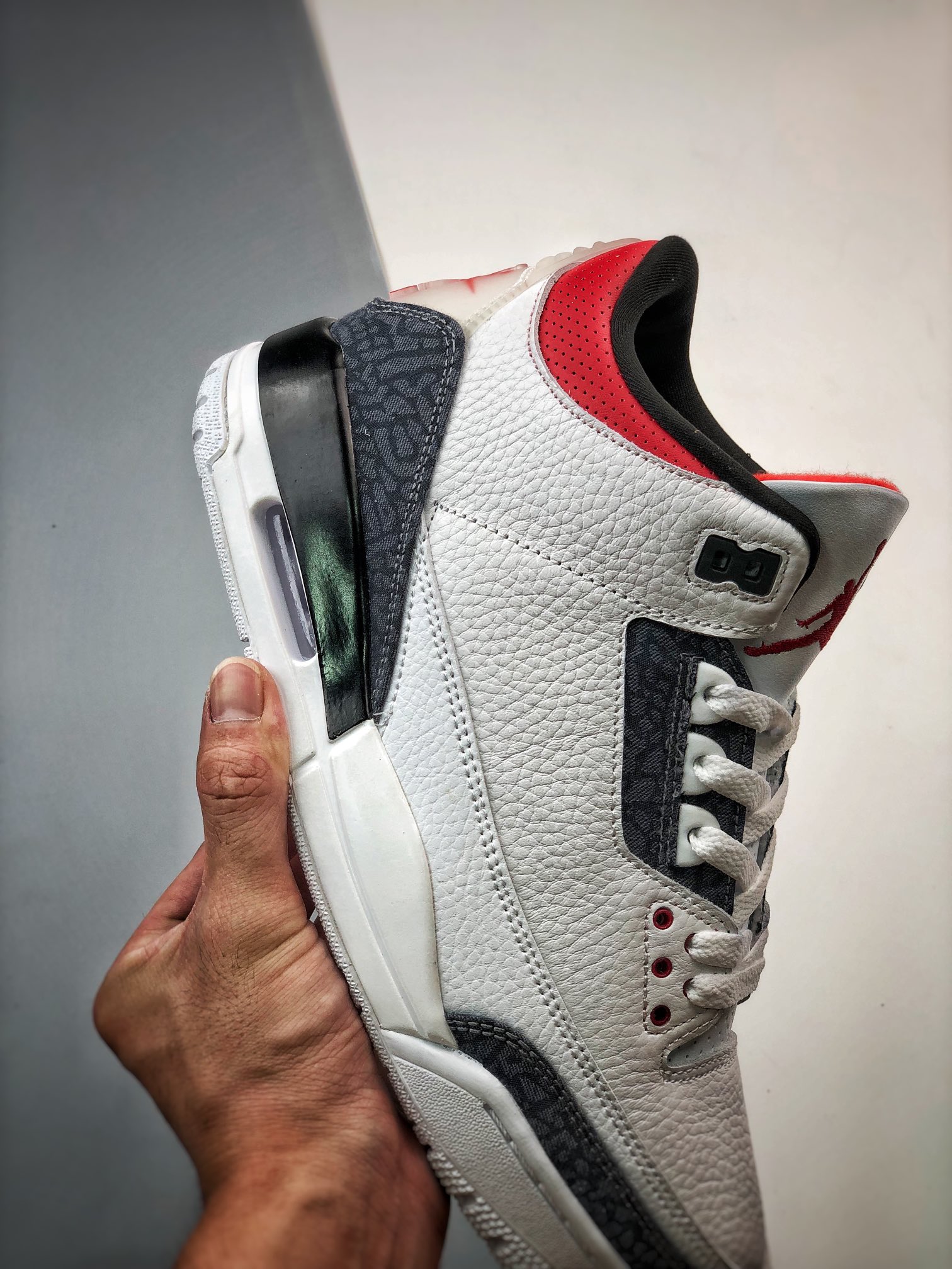 air jordan 3 retro se denim"fire red aj3火焰红-gdf档口-潮流