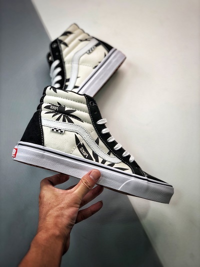 vans sk8-hi pro 萬斯中邦黑白楓葉 配色-gdf檔口-潮流乾貨