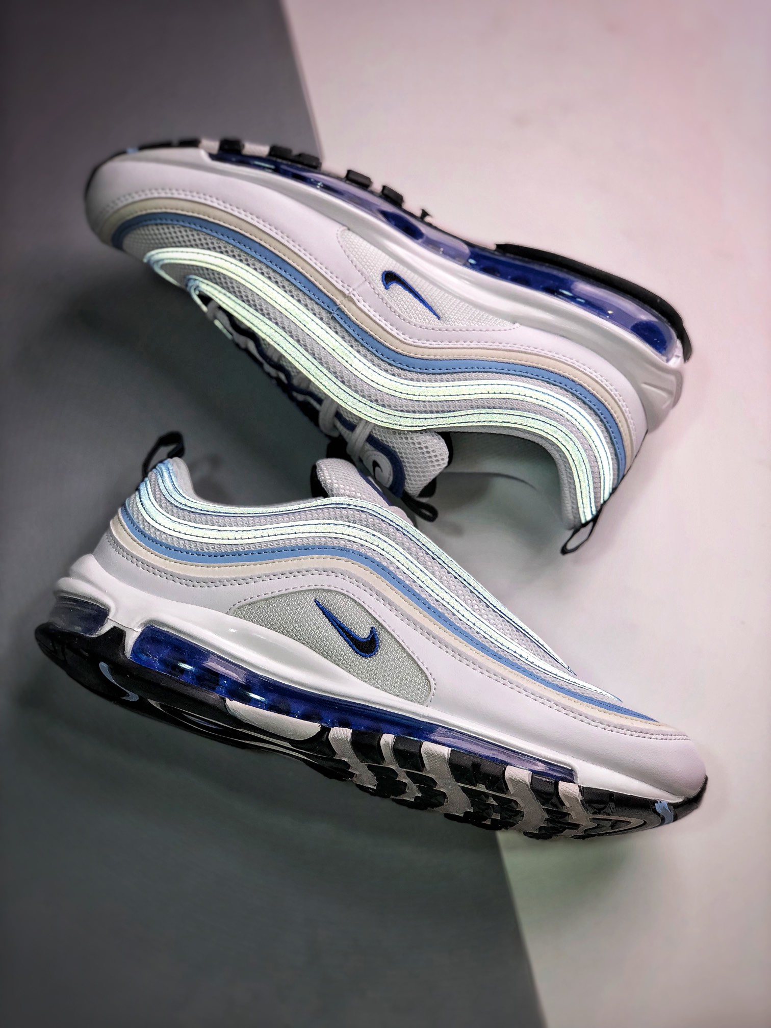 耐克air max 97 blueberry 白蓝草莓