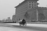8、《长安城--雪中炭翁》2008秦岭摄影拷贝